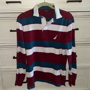 Vintage Nautica Rugby shirt like new!